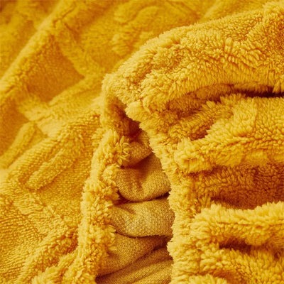 Housse de Matelas d'Hiver Matelassée en Velours