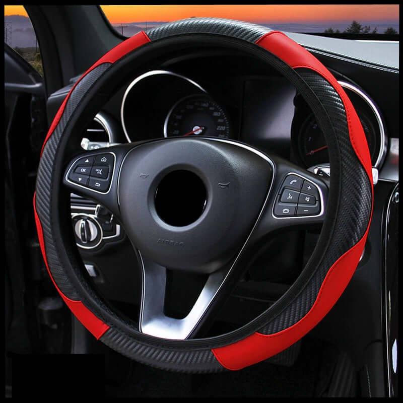 Housse de Volant Universelle en Cuir pour Voiture