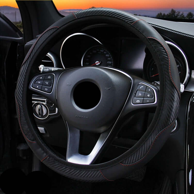 Housse de Volant Universelle en Cuir pour Voiture