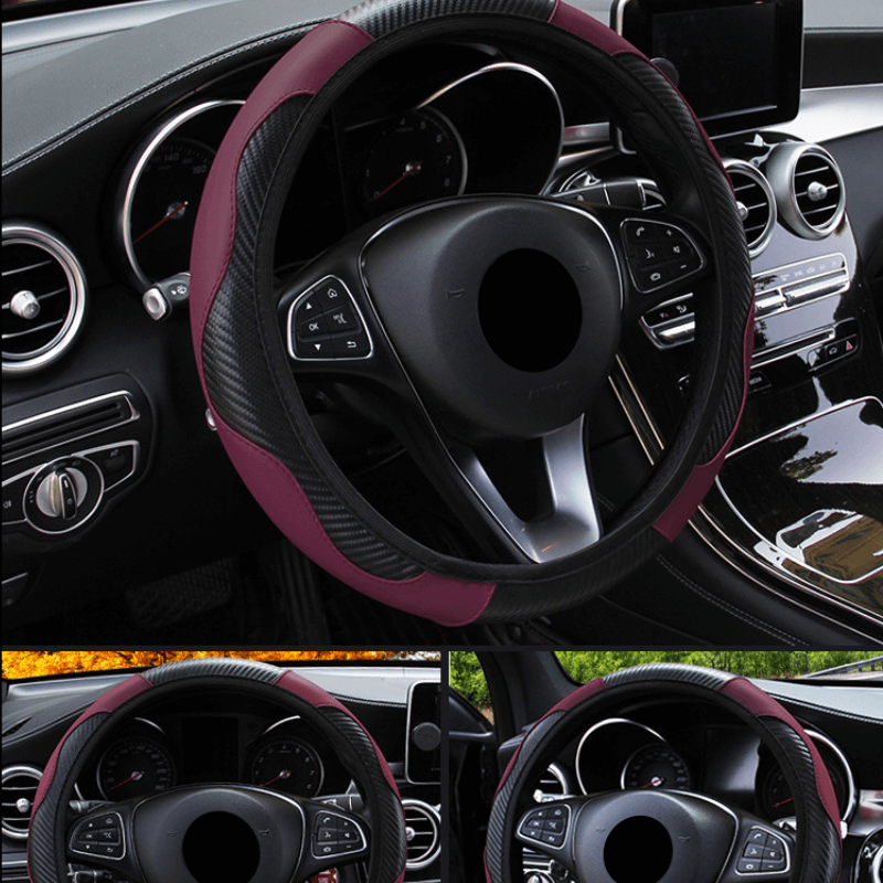 Housse de Volant Universelle en Cuir pour Voiture