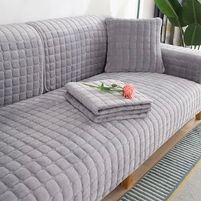 Housse de Canapé en Velours Universelle Antidérapante - SoftShield