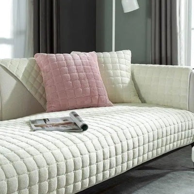 Housse de Canapé en Velours Universelle Antidérapante - SoftShield