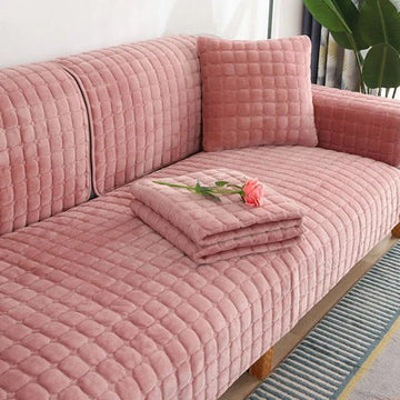 Housse de Canapé en Velours Universelle Antidérapante - SoftShield