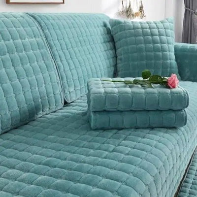 Housse de Canapé en Velours Universelle Antidérapante - SoftShield