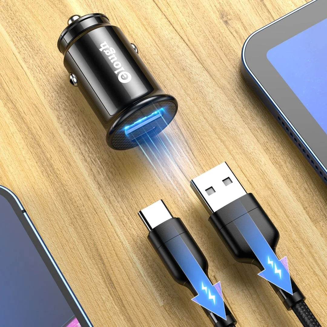 Chargeur Voiture Ultra Rapide - 2 Ports USB