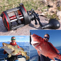 Moulinet de Pêche Profil Haut - 25kg Max Drag 3+1 Roulements - Sougayilang