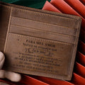 Portefeuille Homme en Cuir Véritable Personnalisé