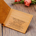 Portefeuille Homme en Cuir Véritable Personnalisé