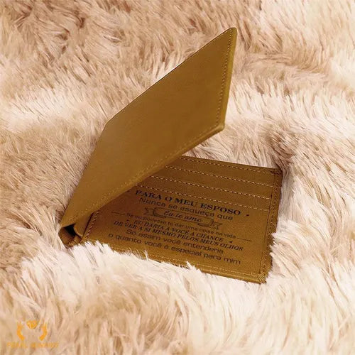 Portefeuille Homme en Cuir Véritable Personnalisé