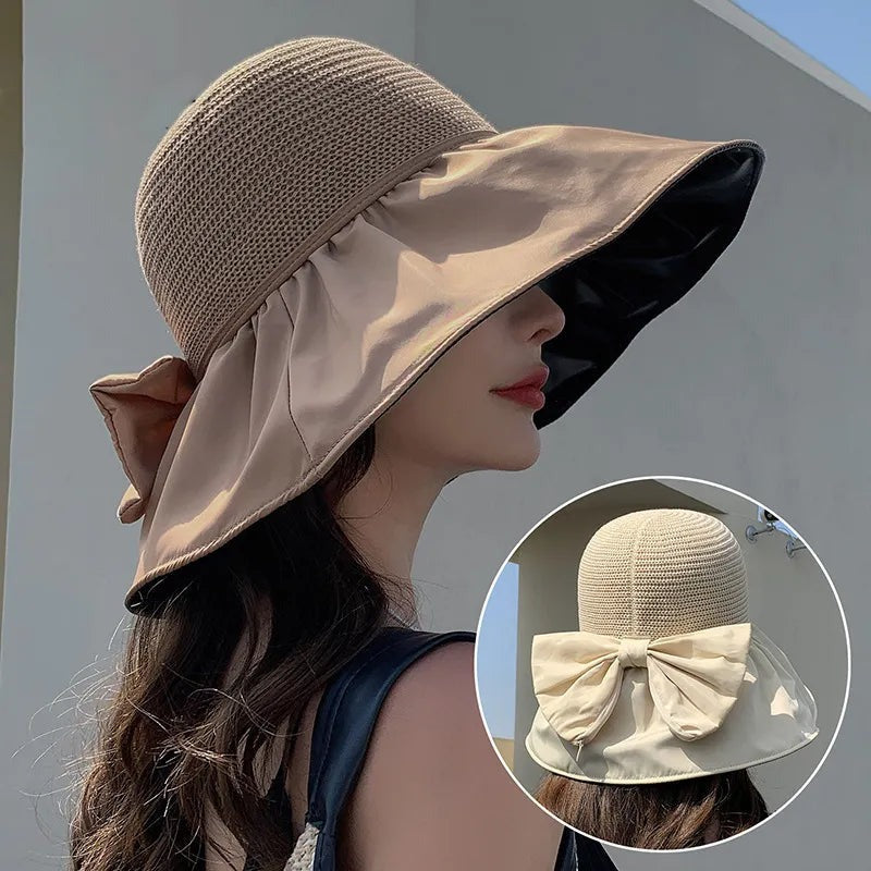 Chapeau de Plage Femme à Large Bord avec Protection UV - CoolShade