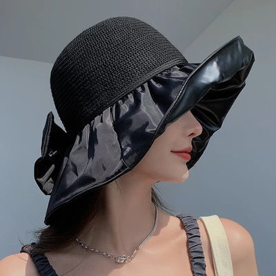 Chapeau de Plage Femme à Large Bord avec Protection UV - CoolShade
