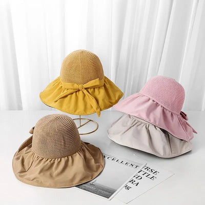 Chapeau de Plage Femme à Large Bord avec Protection UV - CoolShade