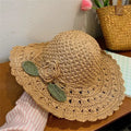 Chapeau d'Été Femme en Crochet Floral