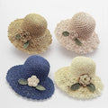 Chapeau d'Été Femme en Crochet Floral