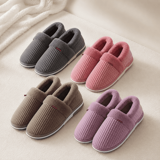 Chaussons anatomiques chauds et antidérapants pour l’hiver