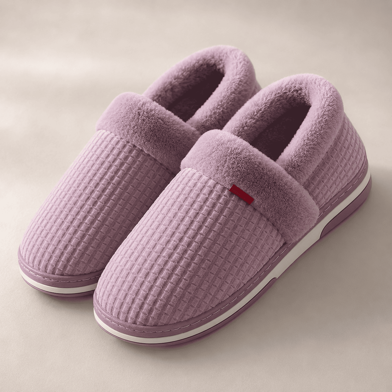 Chaussons anatomiques chauds et antidérapants pour l’hiver