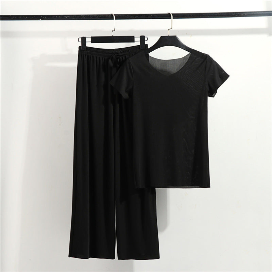 Ensemble Gentle Femme T-shirt + Pantalon - Été 2023