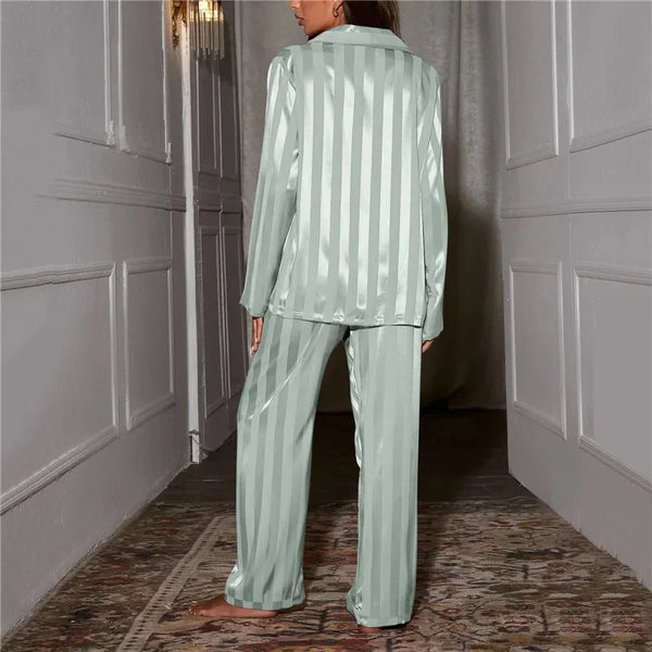 Ensemble de Pyjama Long en Soie pour Femme - Starlight