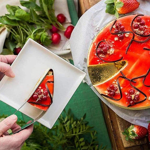 Coupe-Gâteau et Tarte en Acier Inoxydable
