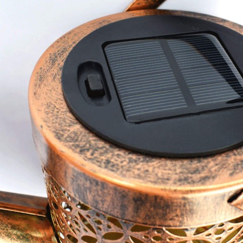 Décoration de Jardin Arrosoir avec Lumière LED Solaire