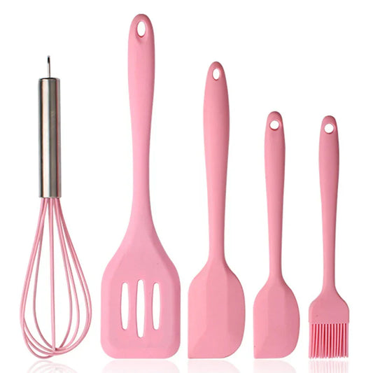 Ensemble Complet d’Ustensiles de Cuisine en Silicone