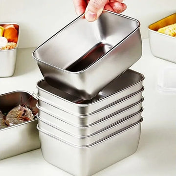 Ensemble de Bocaux Hermétiques en Acier Inoxydable