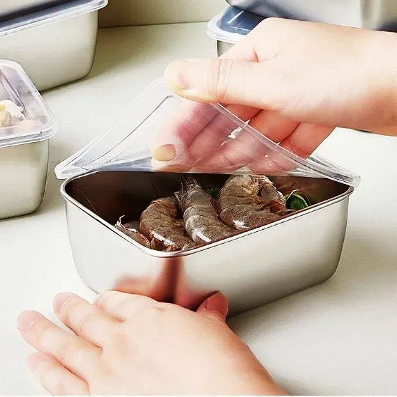 Ensemble de Bocaux Hermétiques en Acier Inoxydable