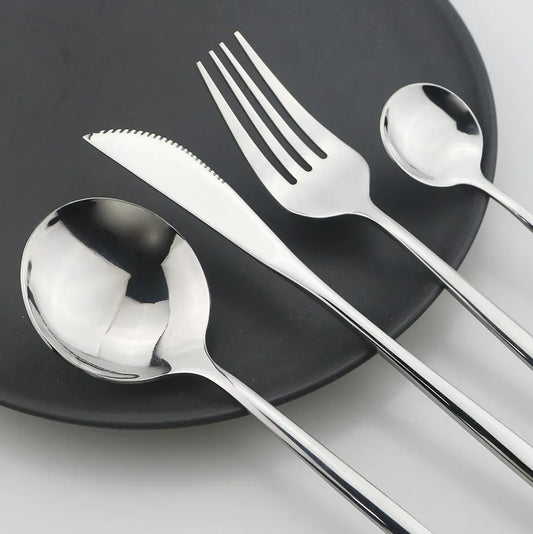 Ensemble de Couverts en Acier Inoxydable