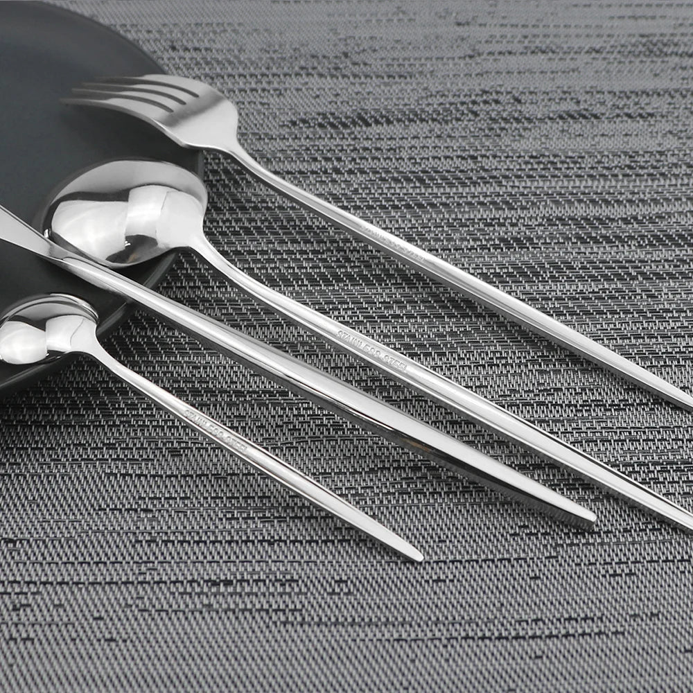 Ensemble de Couverts en Acier Inoxydable