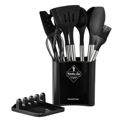 Ensemble d’Ustensiles de Cuisine en Silicone