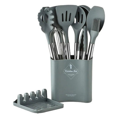 Ensemble d’Ustensiles de Cuisine en Silicone