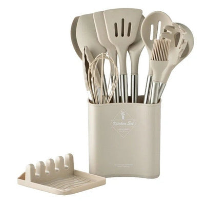Ensemble d’Ustensiles de Cuisine en Silicone