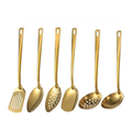 Ensemble de couverts en acier inoxydable 6 pièces doré