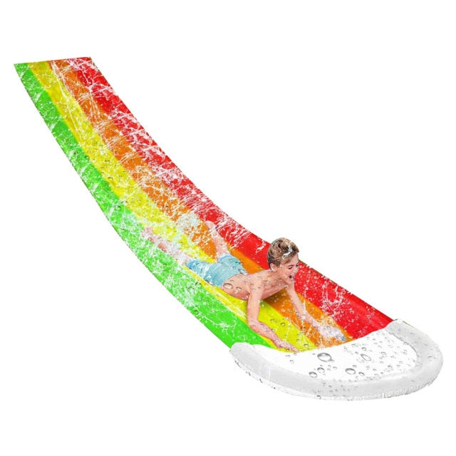 Toboggan Aquatique Ludique avec Jets d'Eau