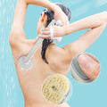 Brosse de Bain Ergonomique avec Long Manche et Réservoir