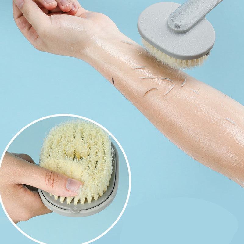 Brosse de Bain Ergonomique avec Long Manche et Réservoir