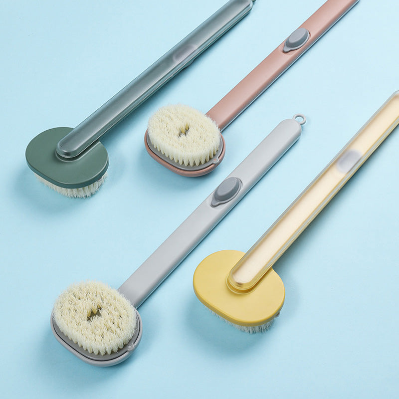 Brosse de Bain Ergonomique avec Long Manche et Réservoir