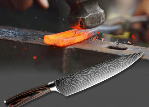 Couteau de Chef Forgé en Acier Haute Qualité