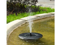 Fontaine pour Oiseaux avec Panneau Solaire - Décoration de Jardin