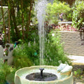 Fontaine pour Oiseaux avec Panneau Solaire - Décoration de Jardin