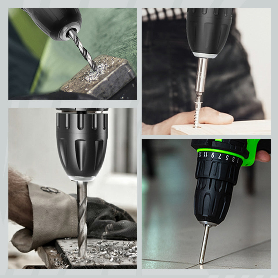 Perceuse Électrique Portable Rechargeable - PowerDrill