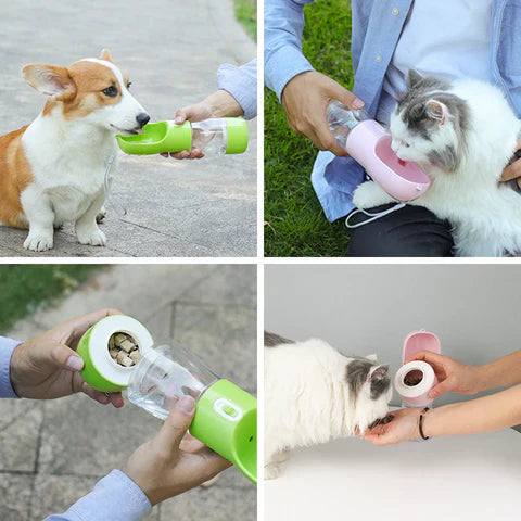 Gourde Portable pour Animaux 4 en 1 - PetWater