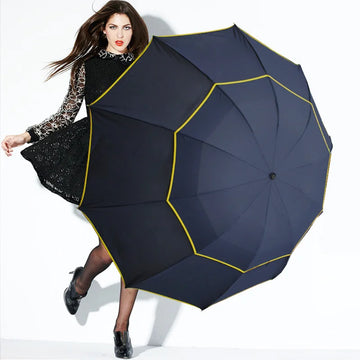 Parapluie Double Pliable Résistant au Vent - SkyShield