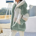 Veste Manteau en Fourrure Femme