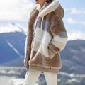Veste Manteau en Fourrure Femme