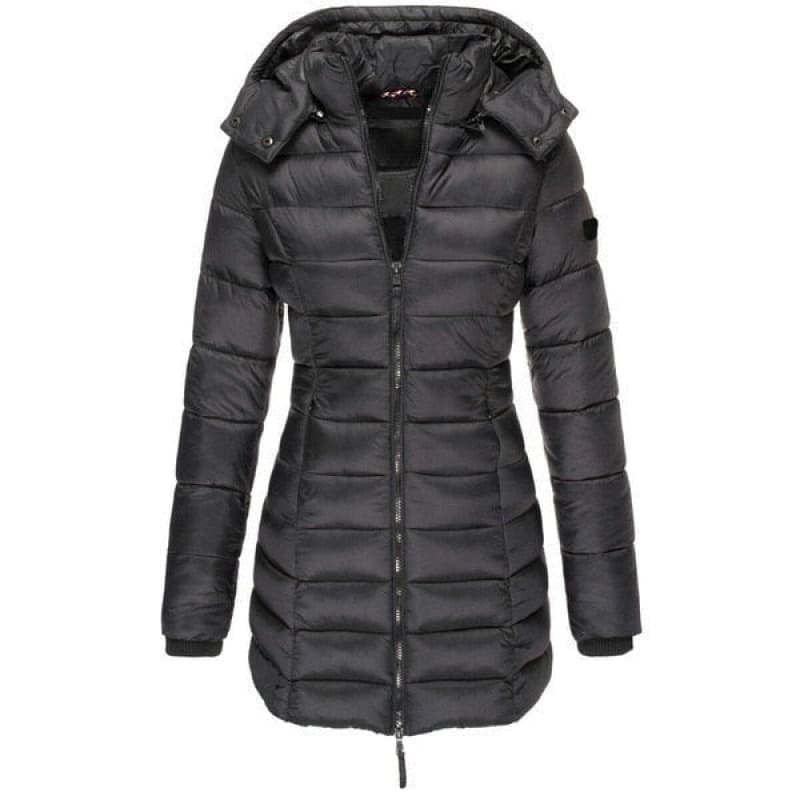 Doudoune Longue à Capuche pour Femme - WinterGlam