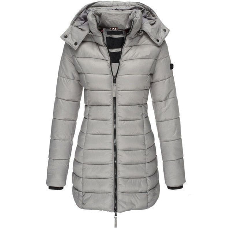 Doudoune Longue à Capuche pour Femme - WinterGlam