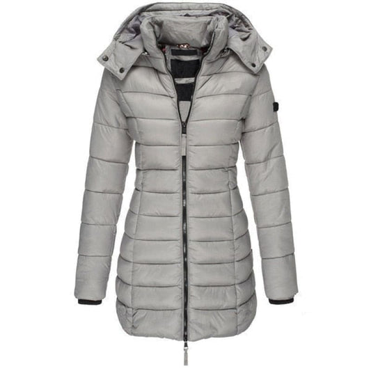 Doudoune Longue à Capuche pour Femme - WinterGlam