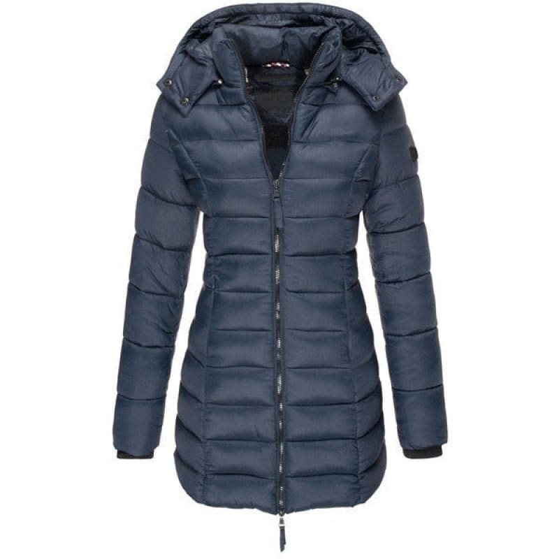 Doudoune Longue à Capuche pour Femme - WinterGlam