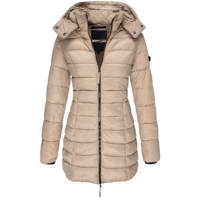 Doudoune Longue à Capuche pour Femme - WinterGlam